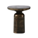Aria Odessa End Table - Distressed Bronze