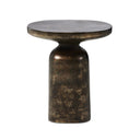 Aria Odessa End Table - Distressed Bronze