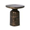 Aria Odessa End Table - Distressed Bronze