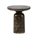 Aria Odessa End Table - Distressed Bronze
