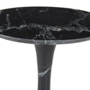 Vesper Polli End Table - Black Marble