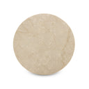 Vesper Polli End Table - Cream Marble