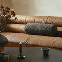 Luxe Living Callum Bolster Pillow - Ivan Granite