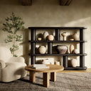 Astra Luciana Bookcase - Ebony Oak