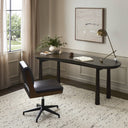 Aveline Clara Desk - Sienna Brown Oak Veneer