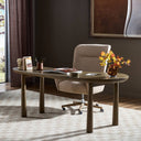Aveline Clara Desk - Lamont Natural Oak Veneer