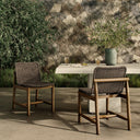 Verity Outdoor Dining Chair - Dark Textured Woven