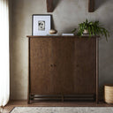 Aveline Renaud 3-Door Cabinet - Dark Toasted Oak