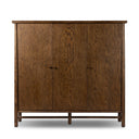 Aveline Renaud 3-Door Cabinet - Dark Toasted Oak
