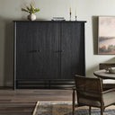 Aveline Renaud 3-Door Cabinet - Charcoal Oak