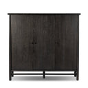 Seraphine Renaud 3-Door Cabinet - Charcoal Oak