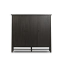 Seraphine Renaud 3-Door Cabinet - Charcoal Oak
