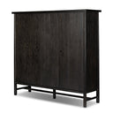 Seraphine Renaud 3-Door Cabinet - Charcoal Oak