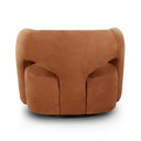 Solara Swivel Chair - Nubuck Cognac