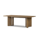Verity Huxley Dining Table - 84 Rubbed Light Oak