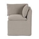 Seraphine Build Your Own Andre Slipcover Dining Banquette - Corner Piece