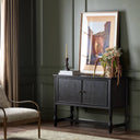 Refined Bari Sideboard 46 - Cracked Smoked Black Veneer