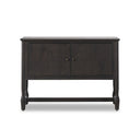 Solara Bari Sideboard 46 - Cracked Smoked Black Veneer