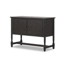 Valerio Bari Sideboard 46 - Cracked Smoked Black Veneer