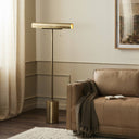 Celestia Floor Lamp - Aged Brass Iron