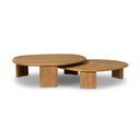 Verity Falco Nesting Tables - Natural Reclaimed French Oak