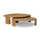 Verity Falco Nesting Tables - Natural Reclaimed French Oak