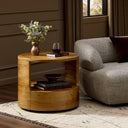 Aventine Matheus End Table - Natural Reclaimed French Oak