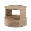 Aventine Matheus End Table - Natural Reclaimed French Oak