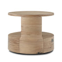Aventine Matheus End Table - Natural Reclaimed French Oak