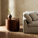 Luxe Renan End Table - Natural Morado Veneer