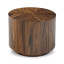 Luxe Renan End Table - Natural Morado Veneer