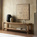 Verity Marcia Low Console Table - Natural Reclaimed French Oak