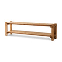 Verity Marcia Low Console Table - Natural Reclaimed French Oak