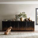 Luminous It Takes An Hour Sideboard - Distressed Black 122
