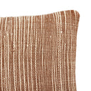 Handwoven Stripe Wool Pillow - 20X20 Natural Wool