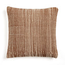 Handwoven Stripe Wool Pillow - 20X20 Natural Wool