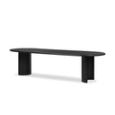 Verity Paden Dining Table - Aged Black Acacia 118
