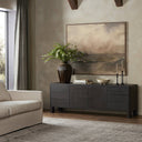 Verity Noeline Media Console - Smoked Black Oak Veneer