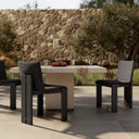 Aria Roxy Outdoor Dining Chair - Faux Black Hyacinth