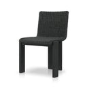 Aria Roxy Outdoor Dining Chair - Faux Black Hyacinth