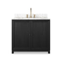Millie Single Vanity - Satin Drifted Black Veneer