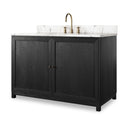 Verity Millie Single Wide Vanity - Satin Drifted Black Veneer
