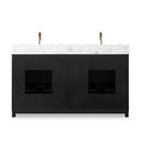 Valerio Millie Double Vanity - Satin Drifted Black Veneer
