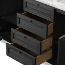 Valerio Millie Double Vanity - Satin Drifted Black Veneer