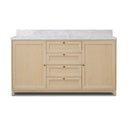 Valerio Millie Double Vanity - Satin Bleached Parawood