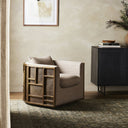 Aveline June Swivel Chair - Alcala Fawn