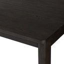 Aveline Noeline Extension Dining Table - Cracked Smoked Black Veneer
