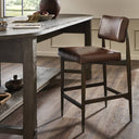 Luxe Anton Bar Counter Stool - Counter Havana Brown