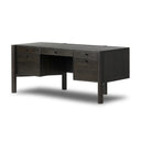 Solara Reza Desk - Worn Black Parawood