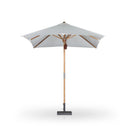 Luxe Baska Outdoor Rectangular Umbrella - Arashi Salt